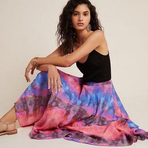 Anthropologie Joni Tie-Dye Midi Skirt - NWT